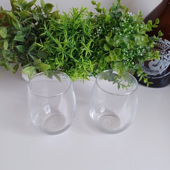 Stemless Wine Glasses | Set of 6 | 20 oz | NWOT | Crystal Clear | Modern - Picture 4 of 7